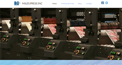 Desktop Screenshot of milespress.us